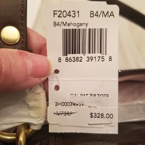 VINTAGE COACH GALLERY ZIP PATENT LEATHER - Picture 8 of 11